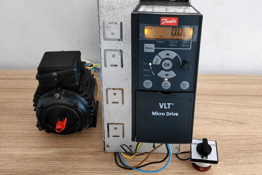 Настройка частотного преобразователя Danfoss Micro Drive
